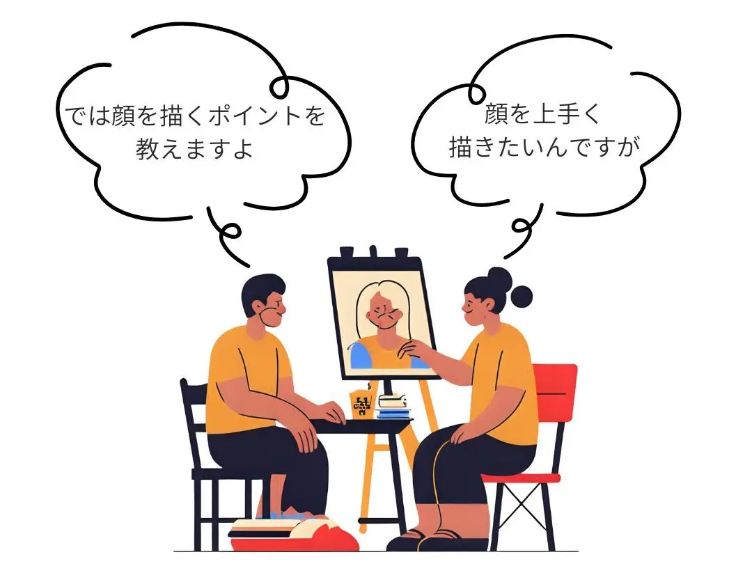 オンライン　デッサン教室　個別授業