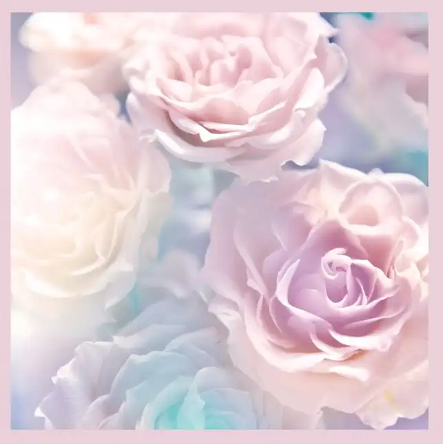 抽象画を描く過程