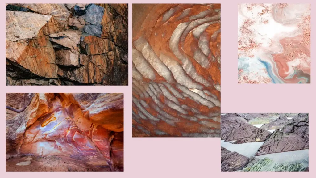 抽象画を描く過程