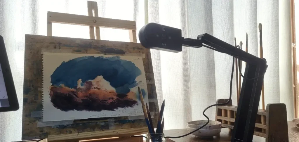 HISA GEMMAオンライン絵画教室の道具