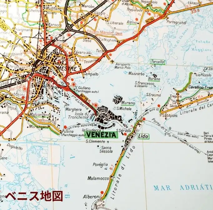 ヴェネチア地図