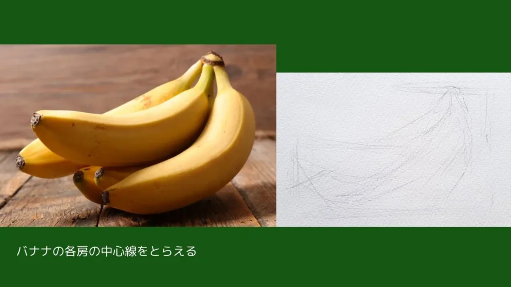 バナナのデッサン