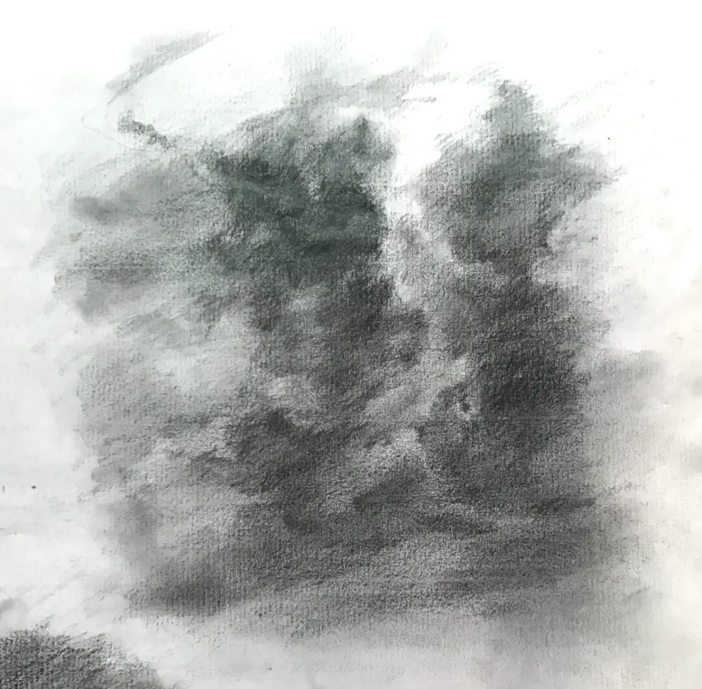 hisagemmaが描いた雲のエスキース