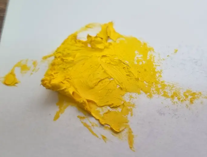 20年前の油絵具カドミウムイエロー