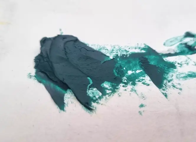 20年前の油絵具ビリジャン