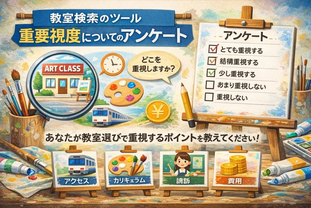 オンライン絵画教室アンケート