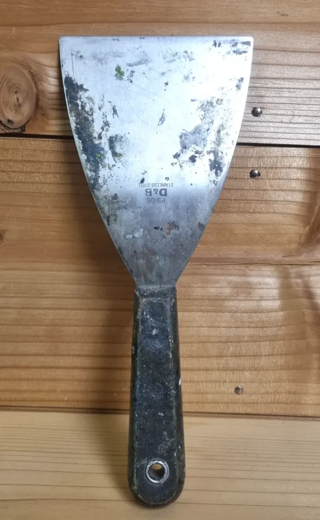 油絵のパレットナイフ