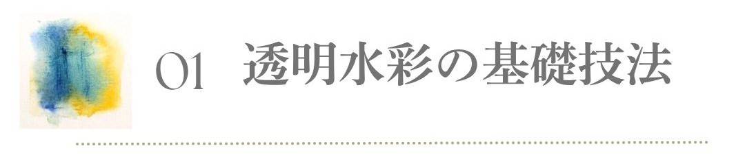 オンライン水彩教室の説明