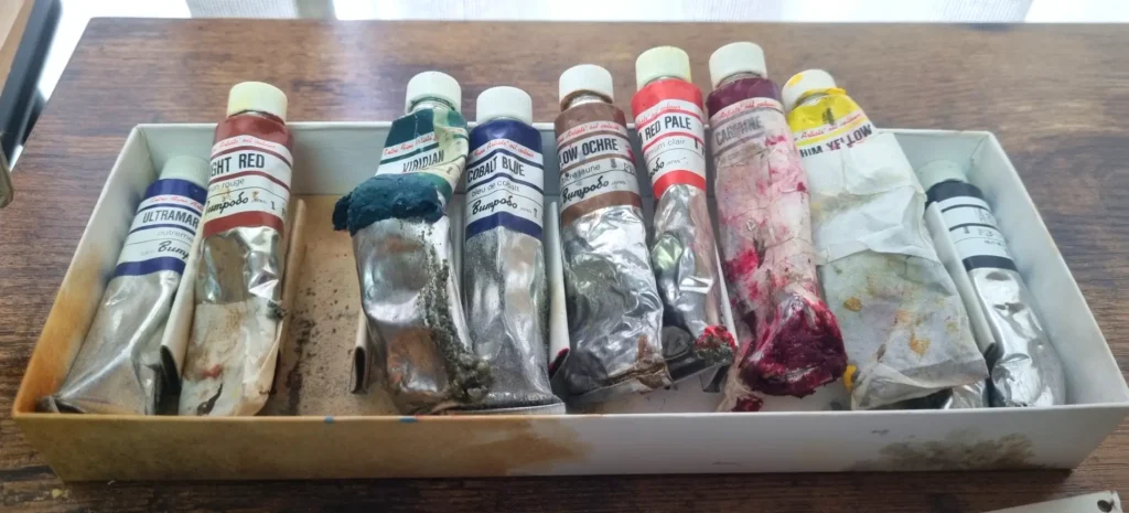 20年前の油絵具