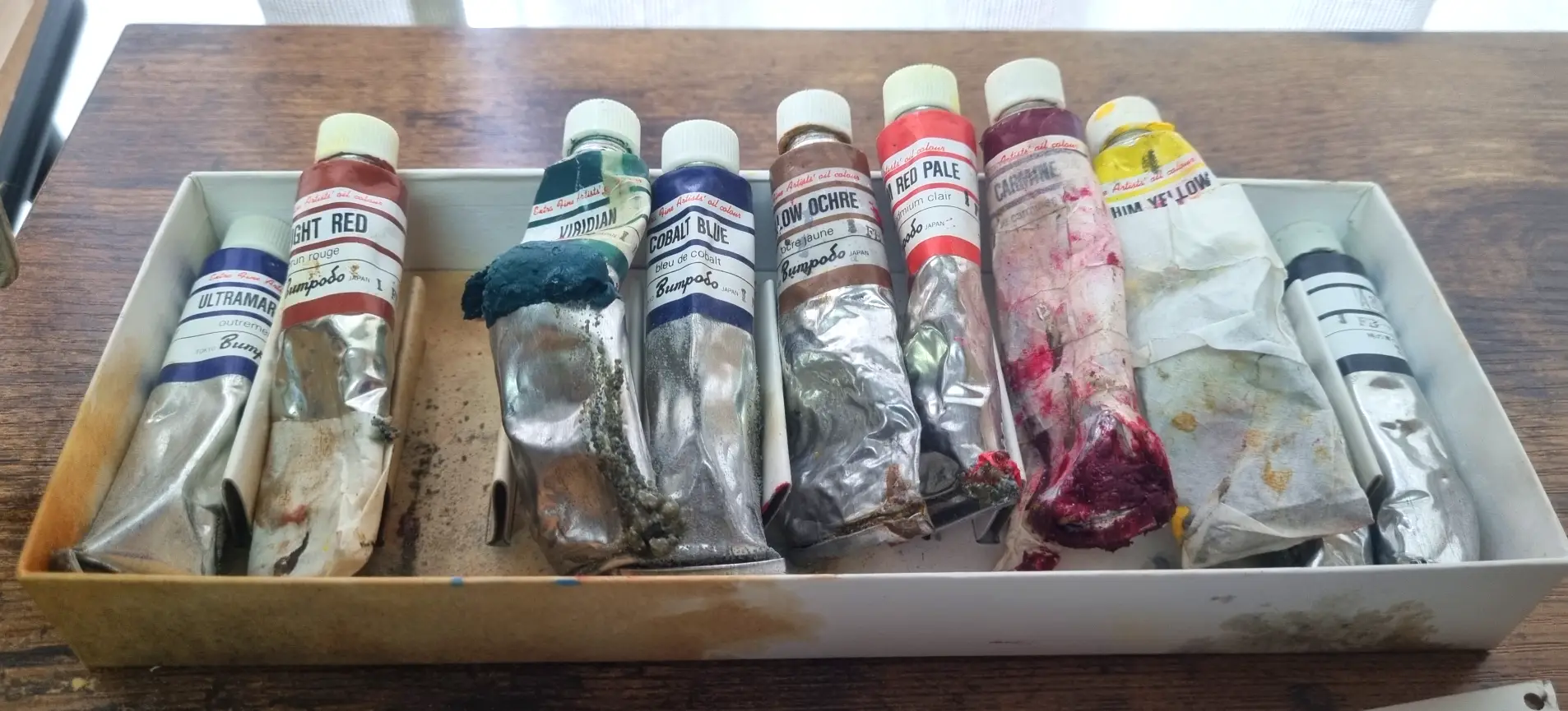 20年前の油絵具