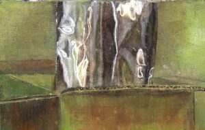 アルミホイルのある静物画/Still life　painting with aluminum foil