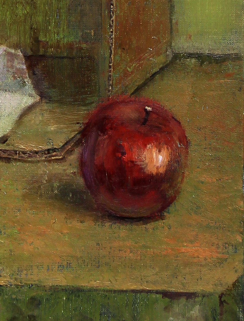 林檎の油絵/apple oilpainting