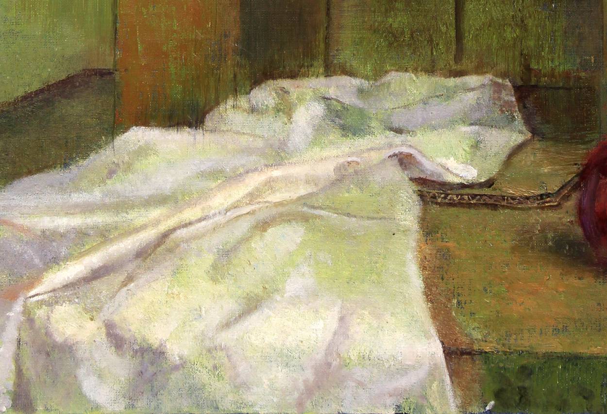 布を描いた油絵/cloth oilpainting