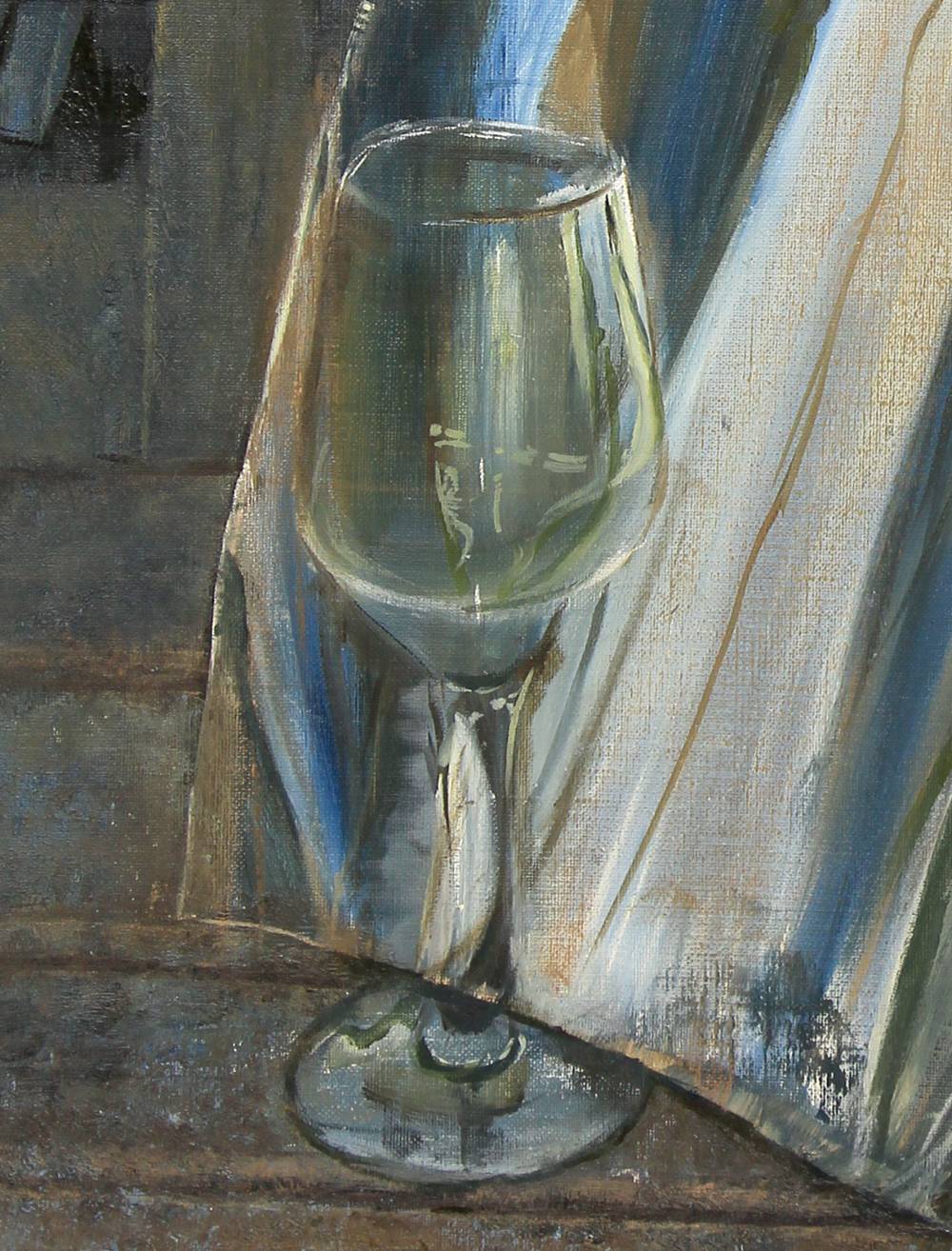 アルミホイルを描いた油絵/oil painting aluminum foil