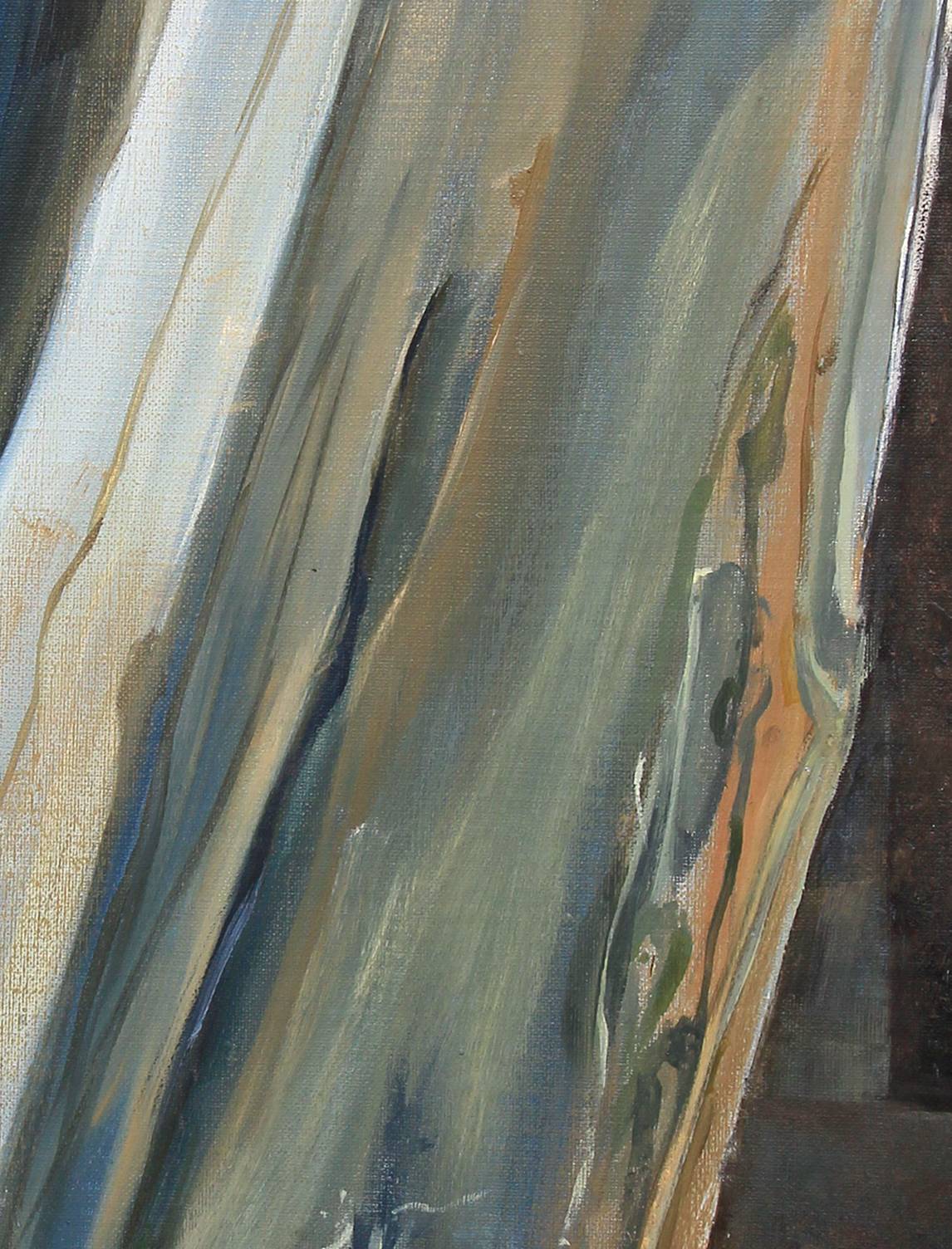 アルミホイルを描いた油絵/oil painting aluminum foil
